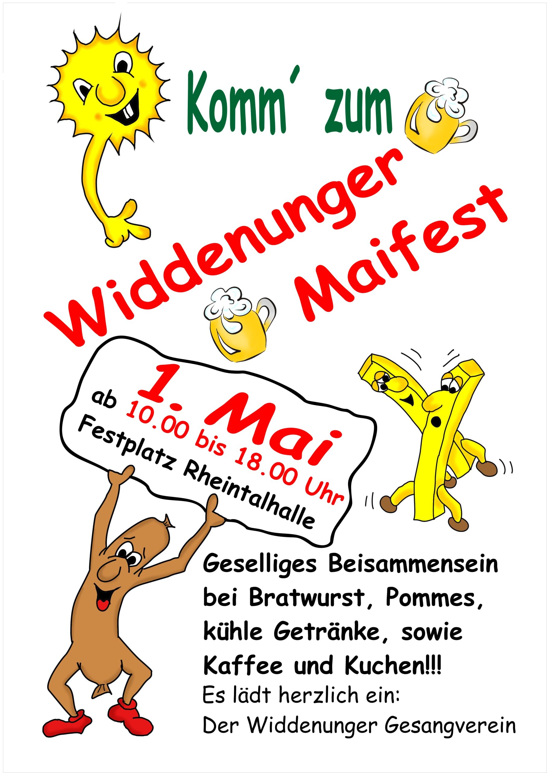 🌞 Komm‘ zum Widdenunger Maifest 2026!